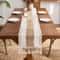 Boho Macrame Table Runner With Tassels For Farmhouse Dining Home Decor 2