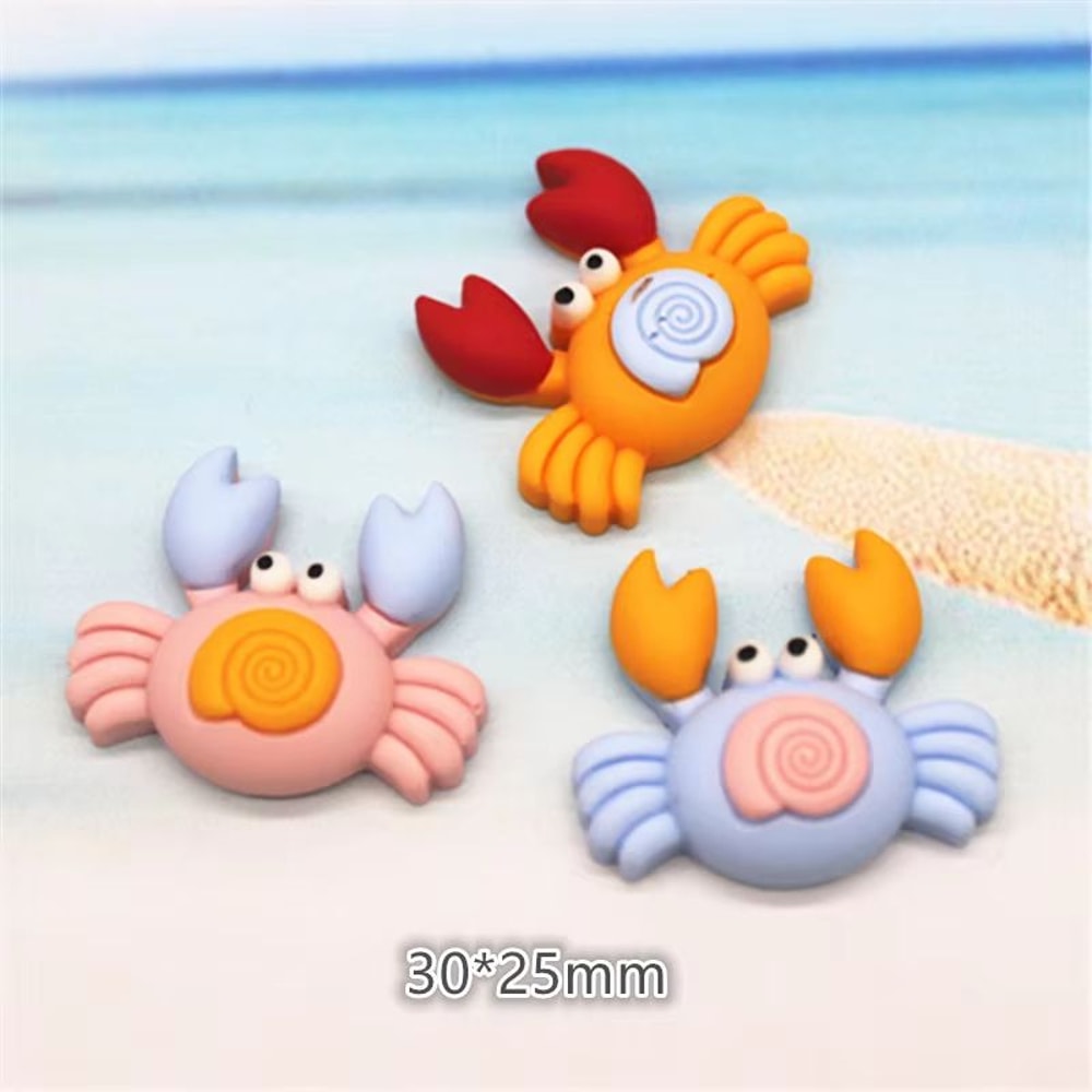 Mini Resin Beach Charms Set Nautical Flatback DIY Craft Decorations 1020pcs 4