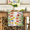 Sunflower Daisy Linen Table Runner Farmhouse Spring Summer Floral Dining Decor 3