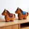 Handcrafted Wooden Horse Figurine Rustic Animal Carving For Home Desk Decor 6