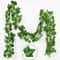 Artificial Ivy Garland Hanging Vine Realistic Green Leaves Wall And Garden Decor 10