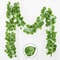 Artificial Ivy Garland Hanging Vine Realistic Green Leaves Wall And Garden Decor 6