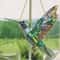 Kawaii Acrylic Hummingbird Wind Chime Keychain Colorful Hanging Room And Car Decor 15
