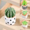 Mini Resin Dollhouse Plant Pot 112 Scale Realistic Potted Flower Decor 1