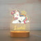 Personalized Animal Name Night Light Acrylic LED Lamp For Kids Bedroom 19
