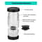 FlipFlow Glass Pickle And Olive Strainer Jar Airtight Hourglass Storage Container 0