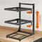 FlexiStack Adjustable Kitchen Pot Rack 24 Tier Space Saving Under Sink Organizer 1