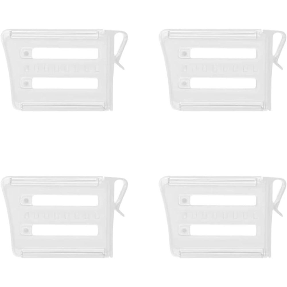 SnapDivide Refrigerator Storage Divider Clips Adjustable Fridge Organizer 48pcs Set 6