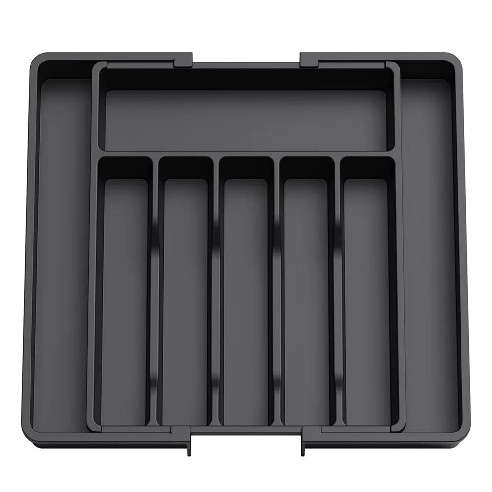 FlexiDrawer Expandable Cutlery Organizer Adjustable Kitchen Utensil Tray 0