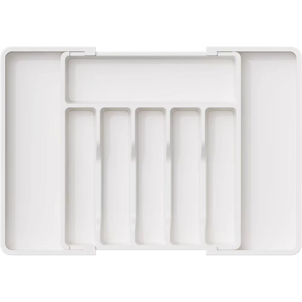 FlexiDrawer Expandable Cutlery Organizer Adjustable Kitchen Utensil Tray 7