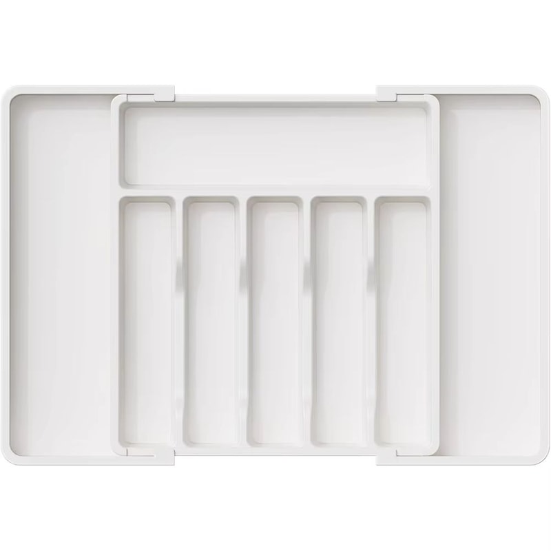 FlexiDrawer Expandable Cutlery Organizer Adjustable Kitchen Utensil Tray 7