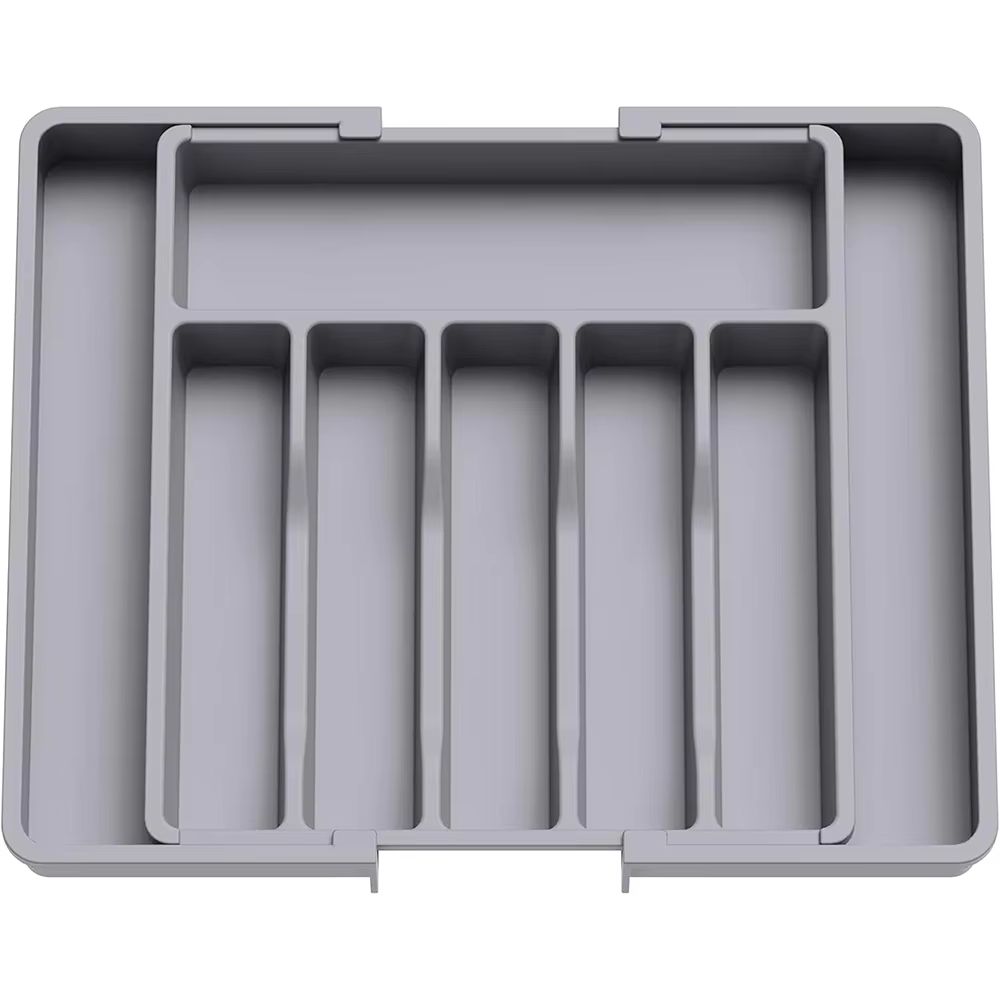 FlexiDrawer Expandable Cutlery Organizer Adjustable Kitchen Utensil Tray 8