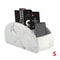 Premium PU Leather Remote Control Holder With 5 Compartments Desktop Organizer 10