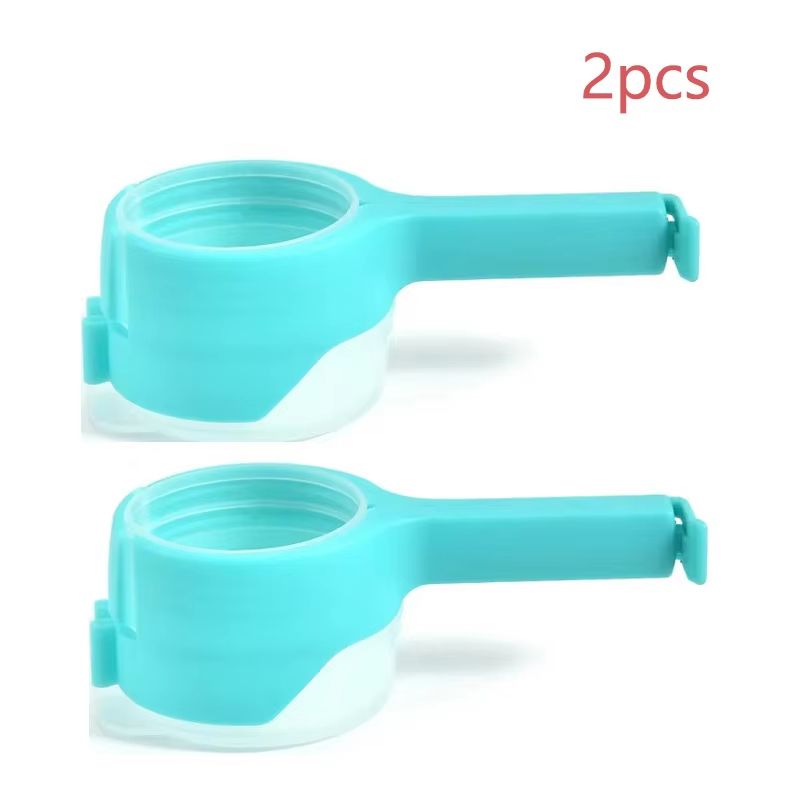 2in1 Snack Sealing Clip With Pour Spout Airtight Food Bag Cap 21