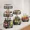 360 Rotating Spice Rack Organizer Non Slip Kitchen Seasoning Tray 5