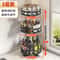 360 Rotating Spice Rack Organizer Non Slip Kitchen Seasoning Tray 8