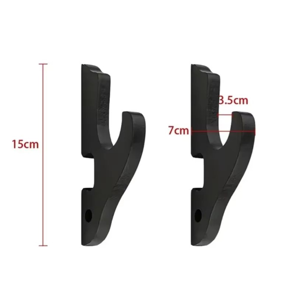 Wooden Wall Mounted Sword And Gun Display Rack For Katana And Rifle Storage 6