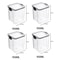 5Piece Stackable Airtight Food Storage Jar Set For Kitchen Pantry Organization 14
