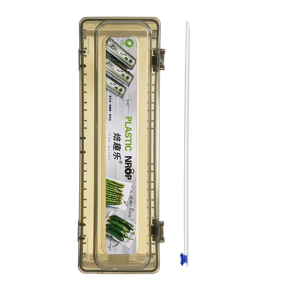 Magnetic Plastic Wrap Dispenser With Slide Cutter For Easy Kitchen Organization 6