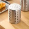 Stainless Steel Cutlery Holder With Drain Holes Chopsticks Spoon Fork Organizer 4