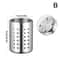 Stainless Steel Cutlery Holder With Drain Holes Chopsticks Spoon Fork Organizer 7