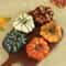 Reusable Plastic Pumpkin Decor Set For DIY Crafts Thanksgiving Table Styling 1