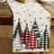 Retro Plaid Christmas Tree Table Runner Cozy Holiday Dining Decor 6