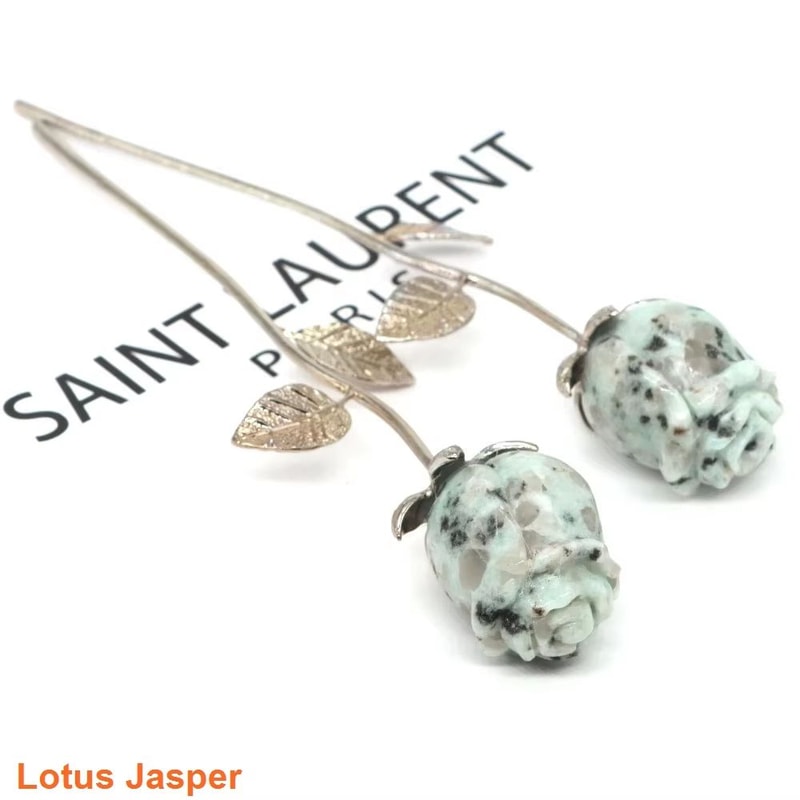 Hand Carved Rose Quartz Crystal Flower Romantic Healing Gem Decor Gift 17