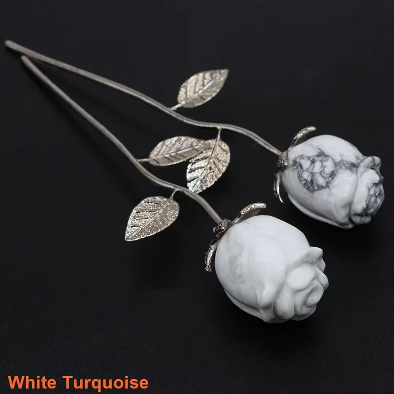 Hand Carved Rose Quartz Crystal Flower Romantic Healing Gem Decor Gift 24