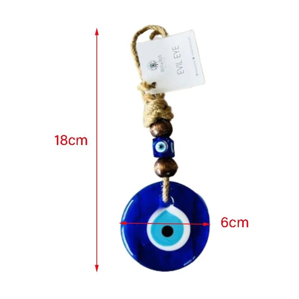 Boho Evil Eye Macrame Wall Hanging Nazar Protection Decor For Home And Car 5