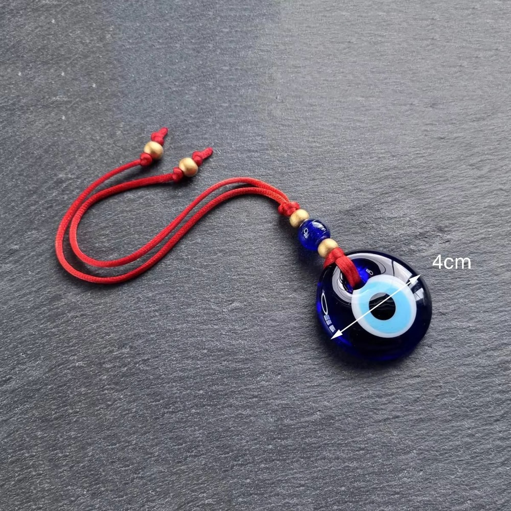 Boho Evil Eye Macrame Wall Hanging Nazar Protection Decor For Home And Car 9