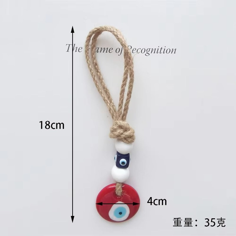 Boho Evil Eye Macrame Wall Hanging Nazar Protection Decor For Home And Car 21