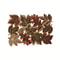 1pc Autumn Maple Leaf Embroidered Table Runner Flocked Brown Maple Design Rustic Farmhouse Thanksgi 6