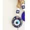 Colorful Turkish Evil Eye Glass Wall Hanging With Multicolor Beads For Home Protection 10