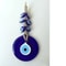 Colorful Turkish Evil Eye Glass Wall Hanging With Multicolor Beads For Home Protection 3