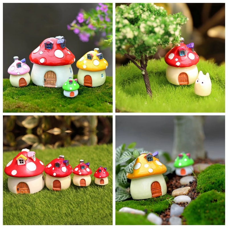 Whimsical Mini Fairy Garden Accessories Set For DIY Dollhouse And Landscape Decor 16