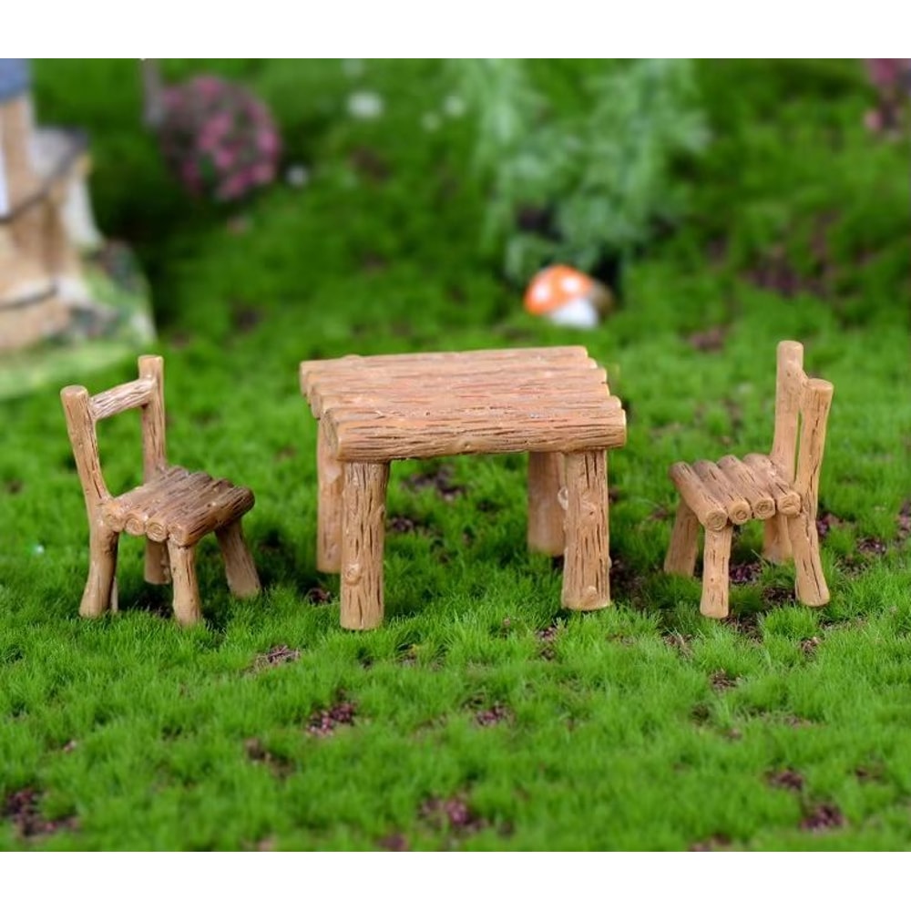 Whimsical Mini Fairy Garden Accessories Set For DIY Dollhouse And Landscape Decor 23