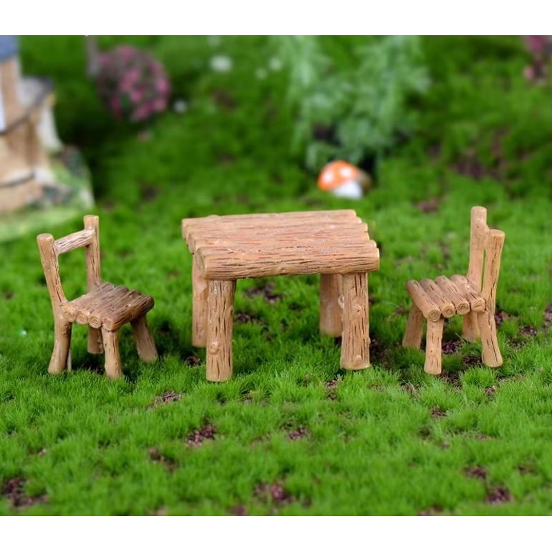 Whimsical Mini Fairy Garden Accessories Set For DIY Dollhouse And Landscape Decor 23