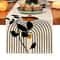 Bohemian Plant Linen Table Runner For Dining Table And Home Decor 6