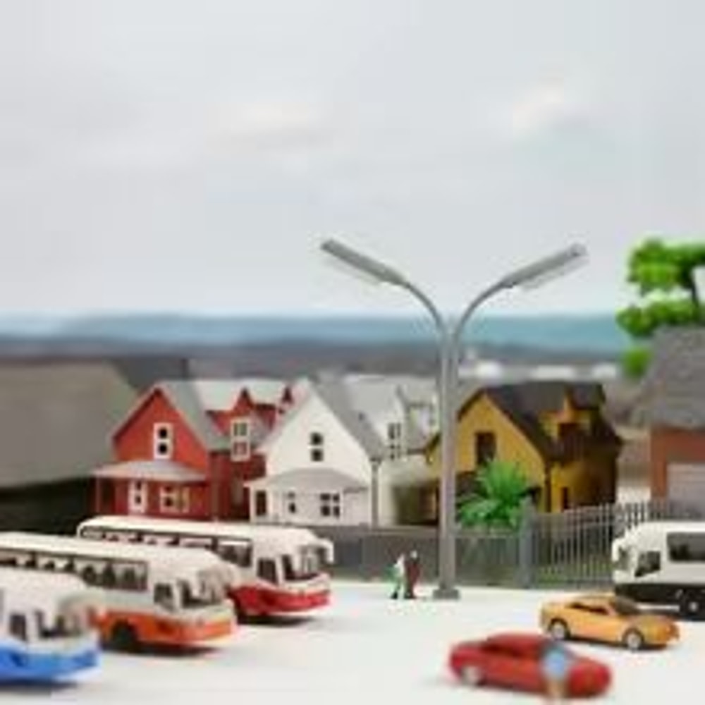 Mini LED Street Lamp Set 1160 Scale Model Lights For DIY Diorama And Railway Scenes 1