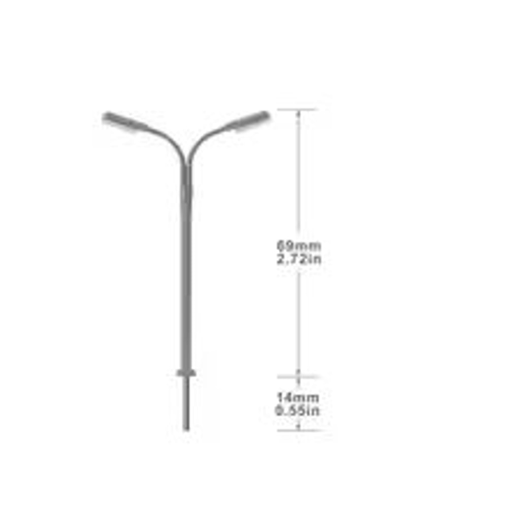 Mini LED Street Lamp Set 1160 Scale Model Lights For DIY Diorama And Railway Scenes 4