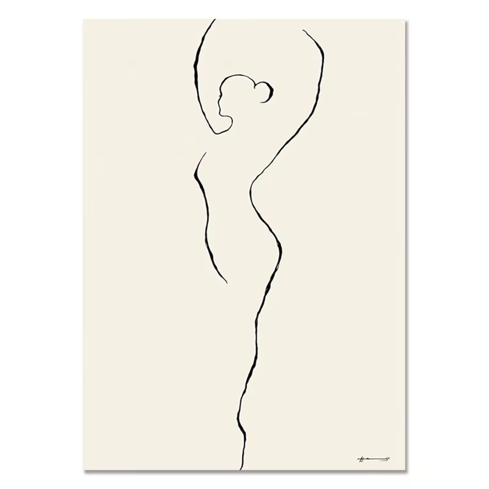 Nordic White Shell Beach Dandelion Canvas Wall Art Minimalist Living Room Decor 14