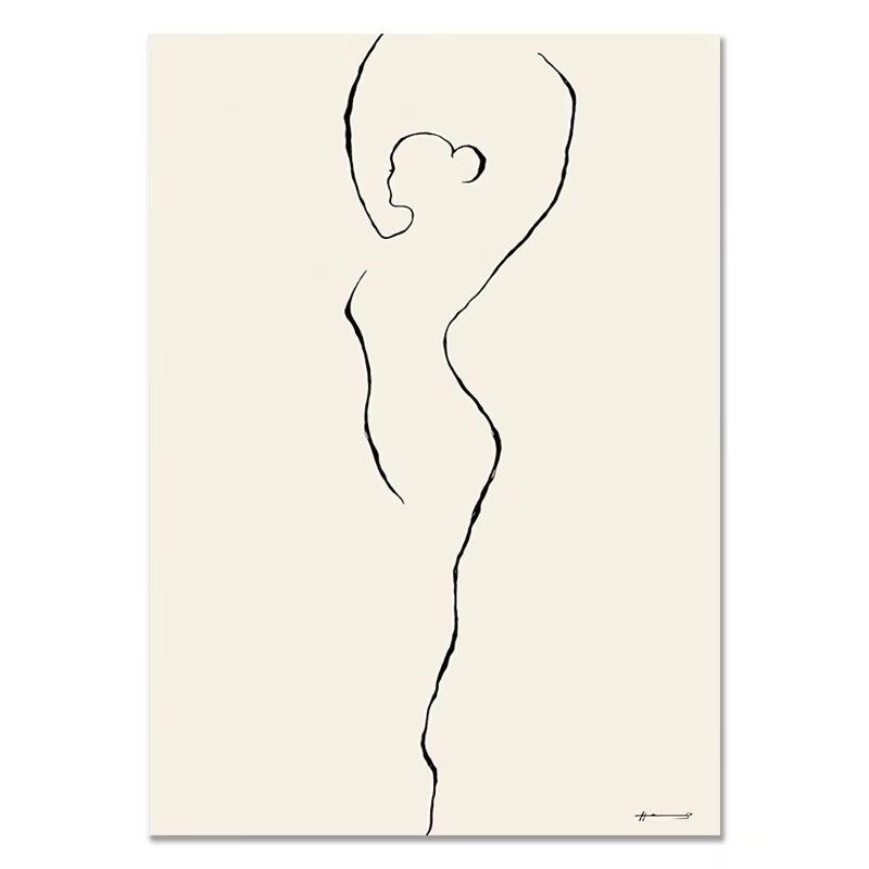 Nordic White Shell Beach Dandelion Canvas Wall Art Minimalist Living Room Decor 14