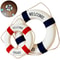 Nautical Welcome Life Buoy Wall Hanging Coastal Beach Decor 0