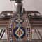 Aztec Boho Linen Table Runner Geometric Tribal Dining Table Decor 15