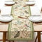 Vintage Floral Birds Linen Table Runner Farmhouse Summer Dining Table Decor 0