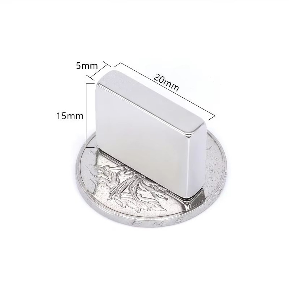 N52 Strong Square Magnet Set 10pcs Compact Rare Earth Magnets For Home Office Use 20
