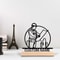 Personalized Architect Metal Statue Custom Desk Sculpture With Wooden Base 1