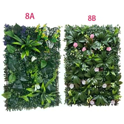 artificial green plant wall panels lush garden backdrop outdoor indoor decor