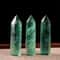 Natural Green Fluorite Crystal Wand Polished Obelisk Decor Stone 0